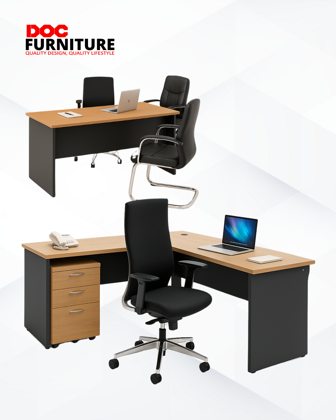 The natural, pale golden-brown hues of authentic Beech.
1. Natural & Inviting: Beech's light, neutral character brings a touch of nature indoors, creating a calm and inviting atmosphere. In an office setting, this can contribute to a more pleasant and less sterile environment, potentially boosting comfort and focus.
2. Versatility Personified: Its subtle warmth allows it to blend seamlessly with a vast array of decor styles and color palettes. Whether your office leans modern minimalist, industrial chic, or even subtly traditional, Beech color furniture acts as a versatile canvas, complementing vibrant accent colors or grounding sophisticated neutrals.
3. Space-Enhancing: Lighter furniture colors have a natural ability to make spaces feel larger, brighter, and more open. This is particularly beneficial in smaller offices or cubicle farms where maximizing the sense of space is crucial.
4. Timeless Appeal: Unlike some fleeting trends, the look of natural light wood remains perennially stylish, ensuring that your furniture investment maintains its appeal for years to come without quickly looking dated.