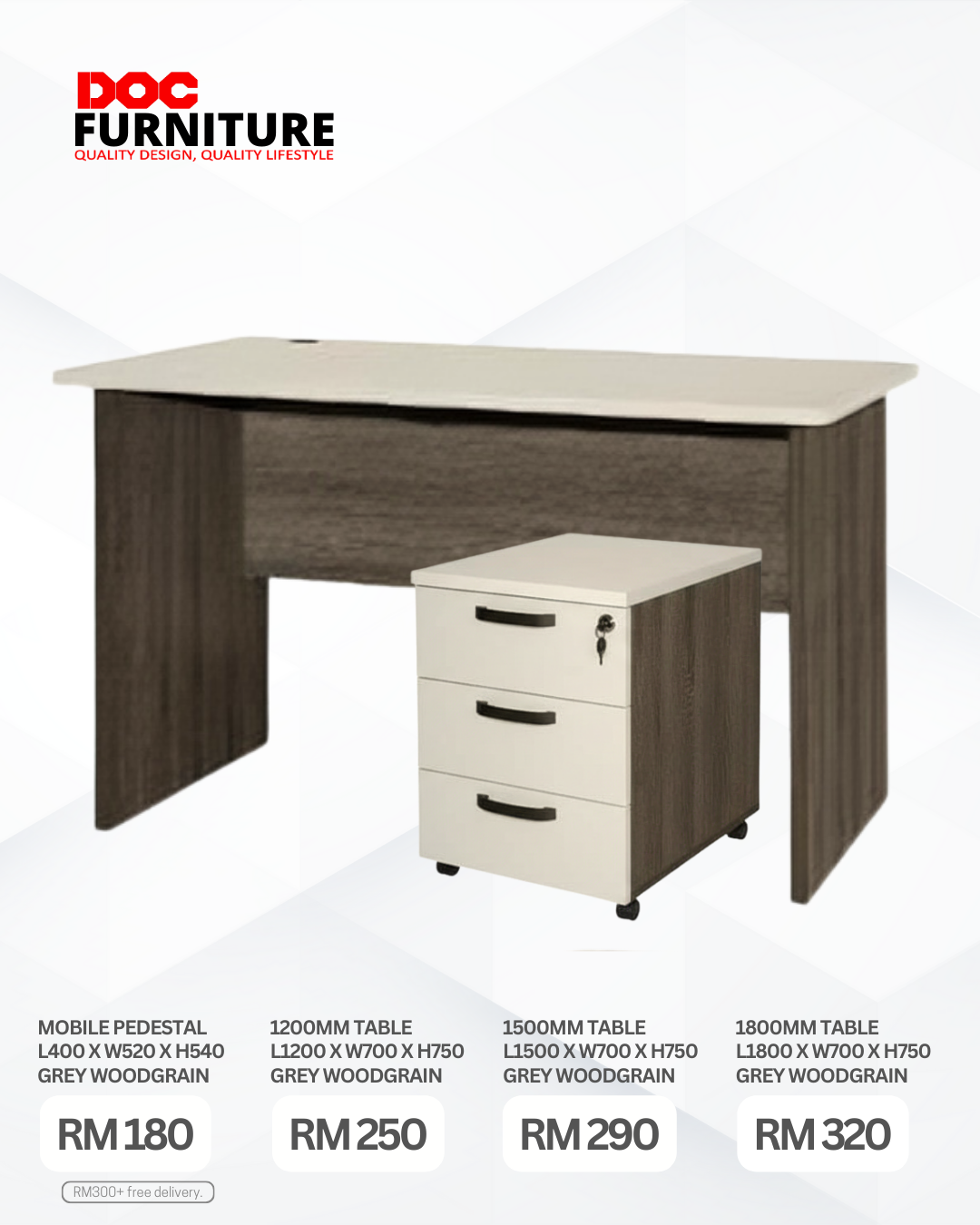 Office workstation desk — D.O.C Furniture Miri