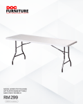 Ready for any gathering? 🎉 Our 6ft Top Folding Plastic Banquet Table from DOC FURNITURE is the perfect blend of convenience and quality! Ideal for parties, events, or extra workspace, it's durable and easy to store. Get yours for only RM299.

#DOCFurniture #FoldingTable #BanquetTable #EventEssentials #HomeOrganization