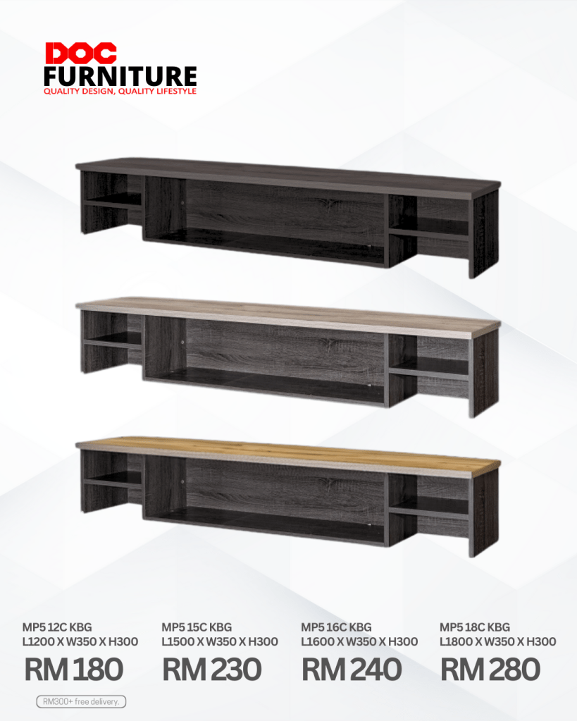 Add on a counter riser for your office table, starting from just RM180! Available in multiple sizes to fit your table perfectly. Plus, enjoy FREE delivery for orders over RM300!

#DOCFurniture
