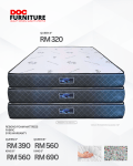 Sleep soundly and save big! ✨ Get quality sleep without breaking the bank with our Rebond Foam Mattresses from DOC Furniture. Starting from just RM320 for a Queen 4" with Zinc+ cotton fabric and a 5-year warranty!

#DOCFurniture #RebondMattress #QualitySleep #AffordableComfort #HomeFurniture